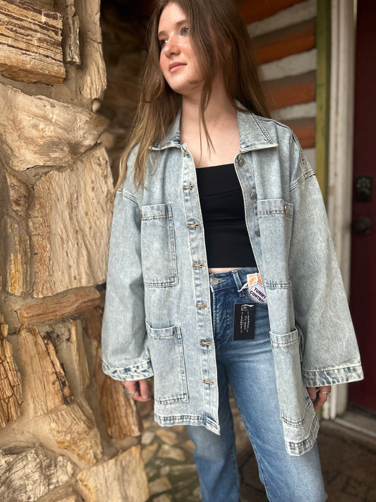 Over-sized Denim Jacket