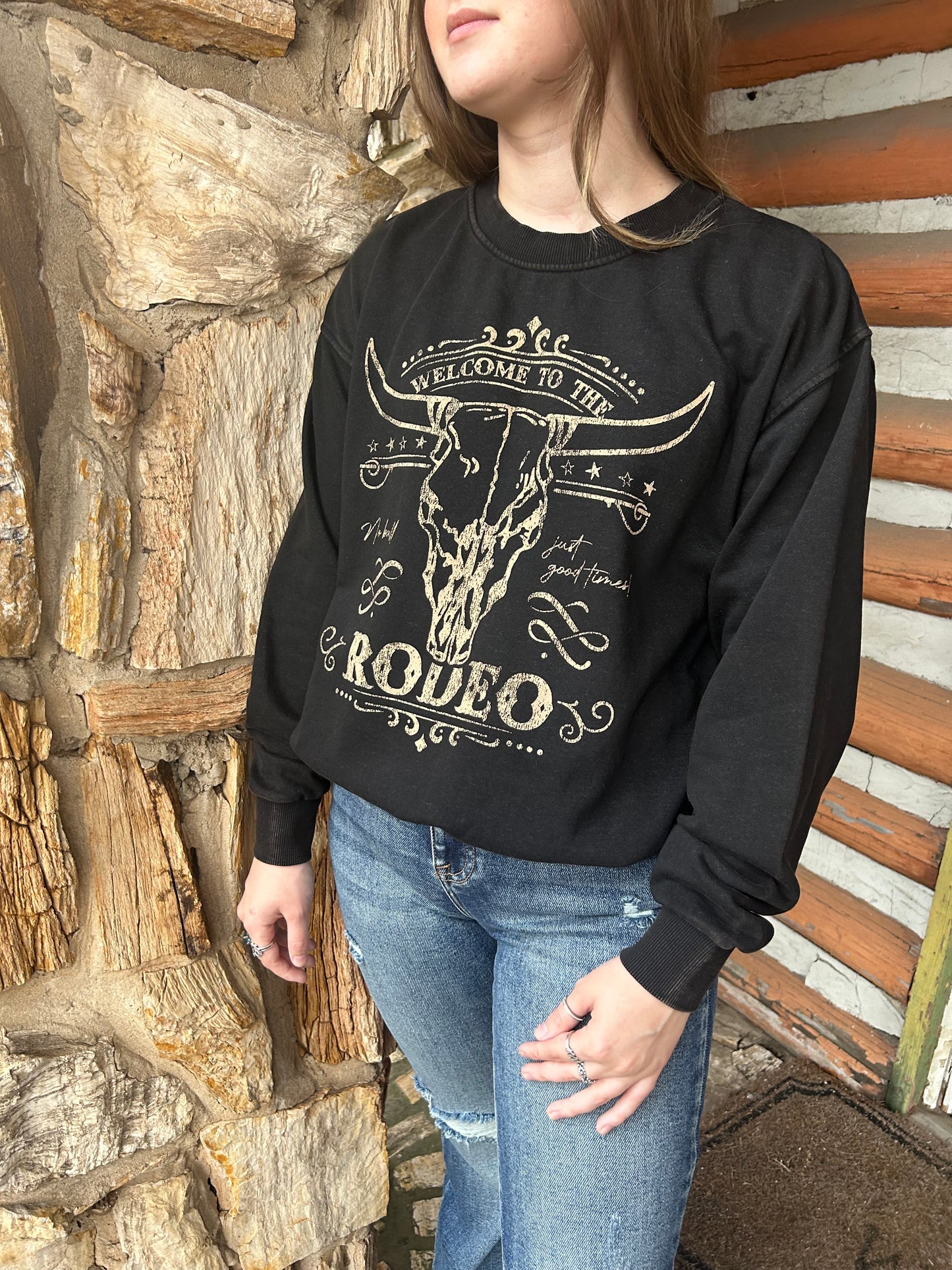 Welcome To the Rodeo Graphic Sweatshirt