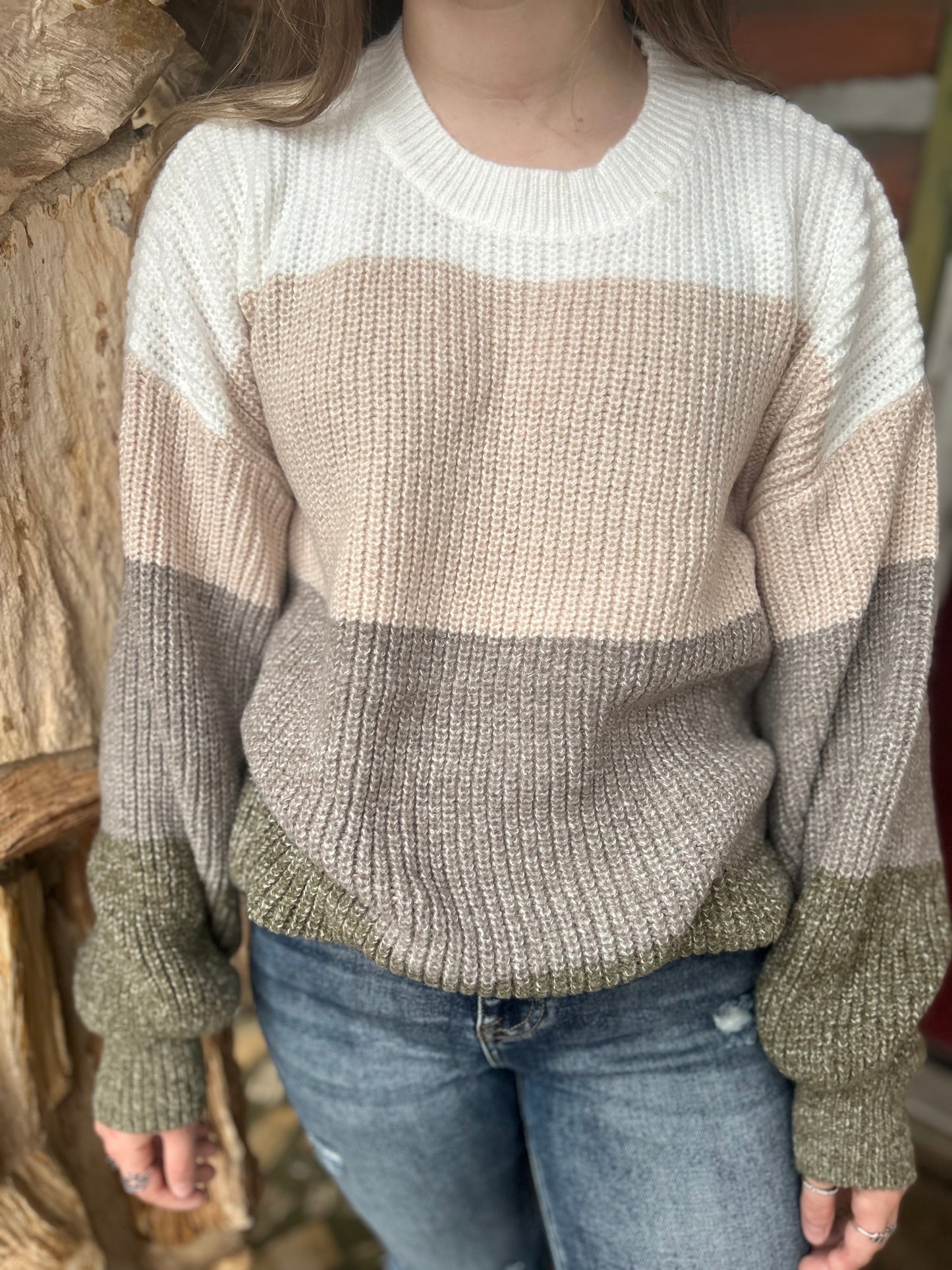 Color Block Sweater