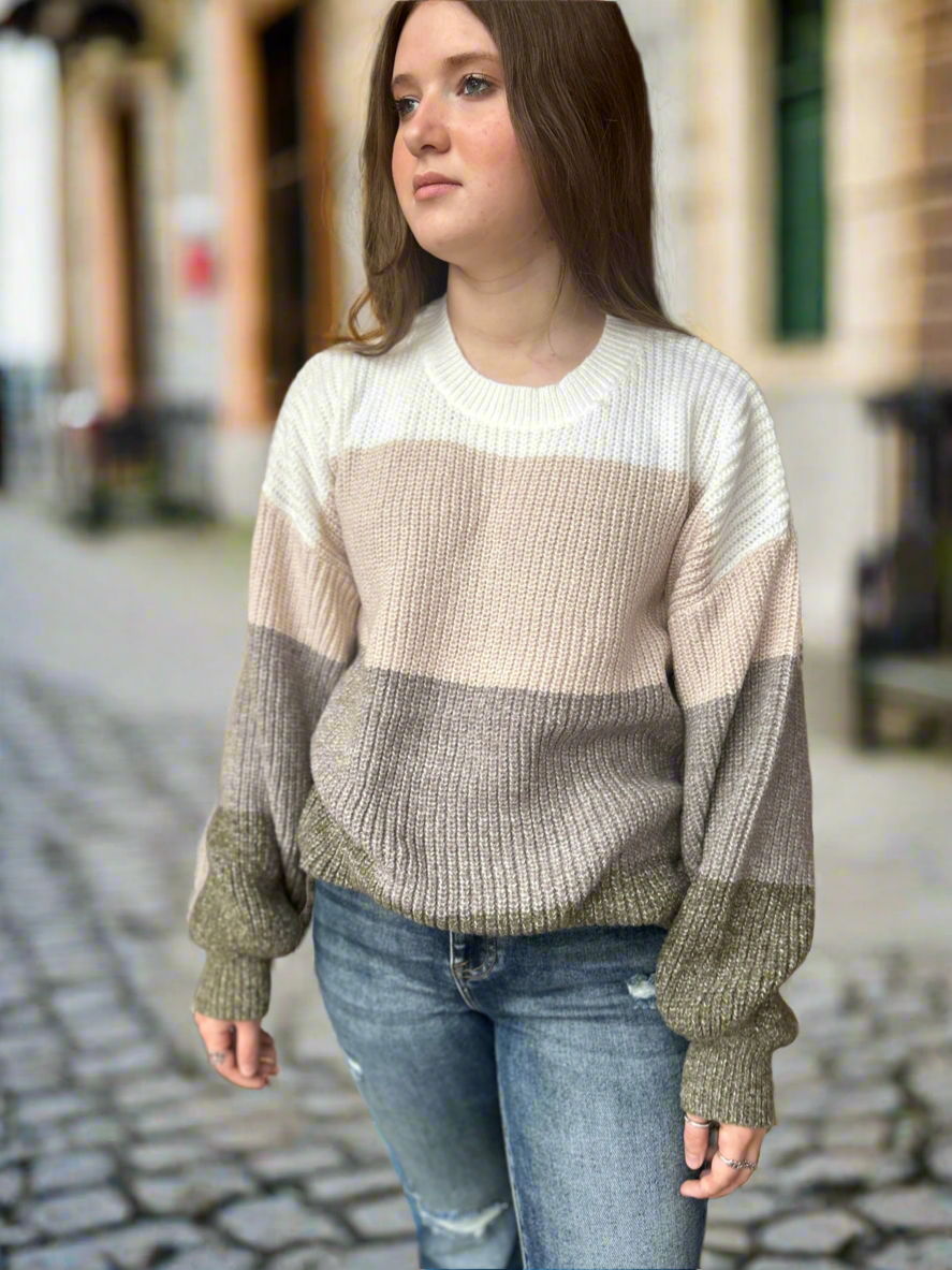 Color Block Sweater