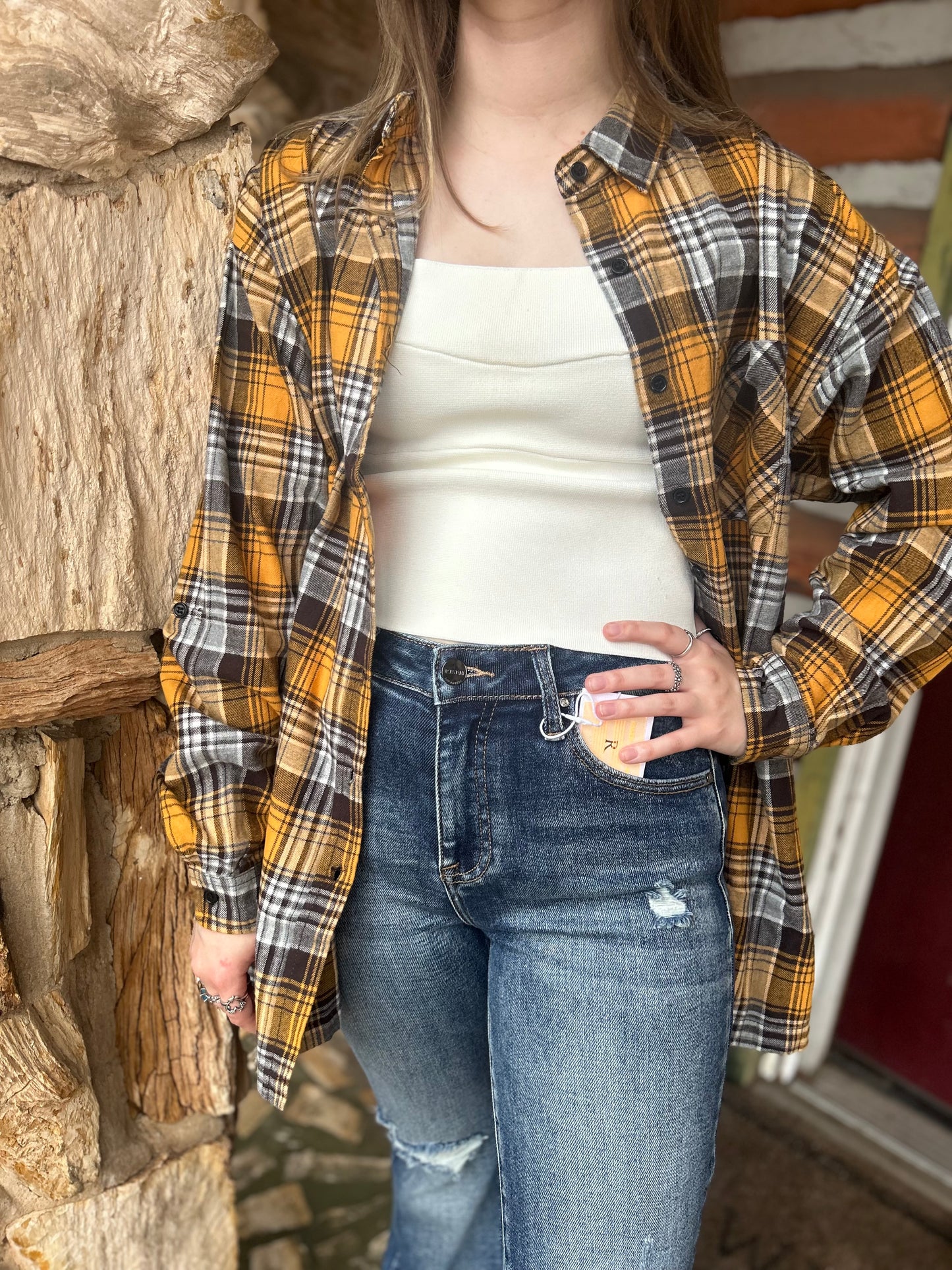 Buffalo Plaid Oversized Shirt