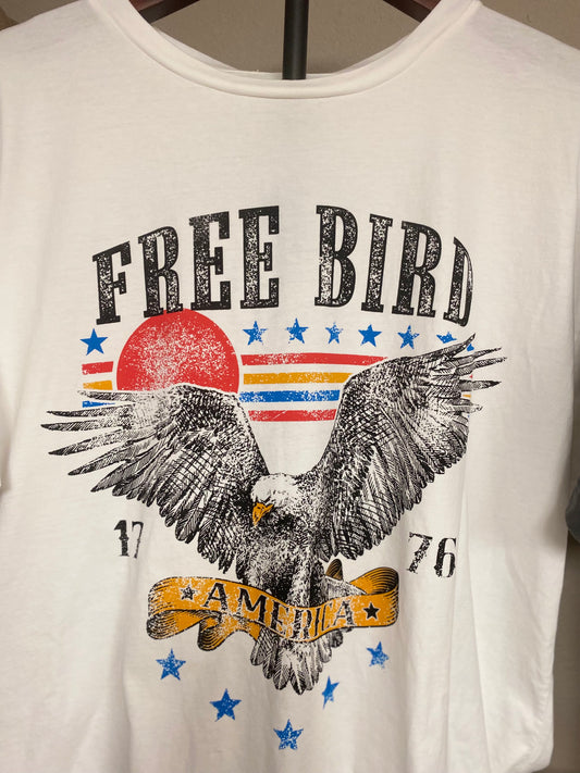 Free Bird America Oversized Graphic Tee